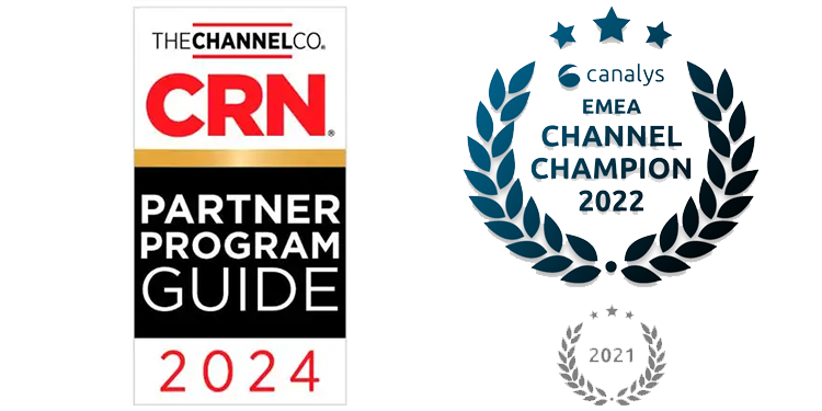 2023년 CRN Partner Program Guide 수상자 및 2022년 EMEA Channel Champion