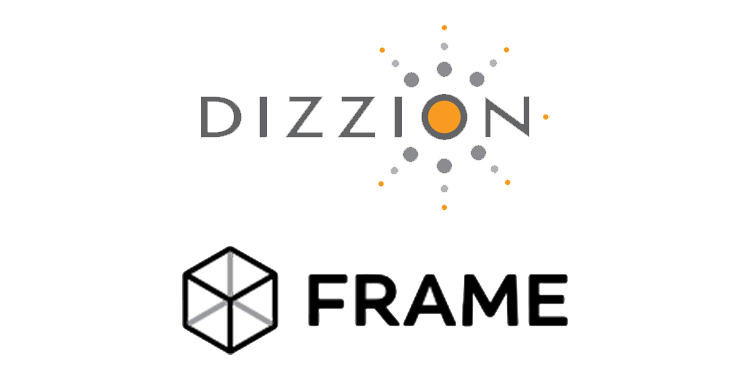 Dizzion-Frame 로고