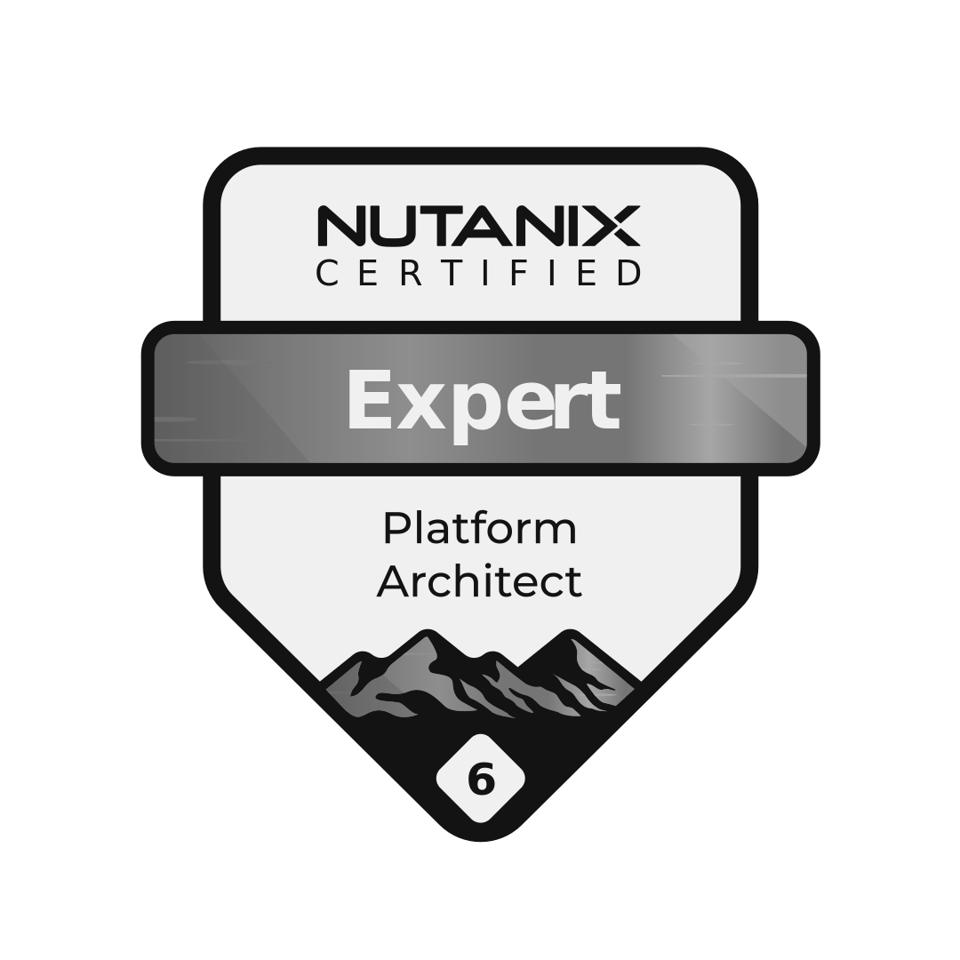 Nutanix Certified Expert Badge - Platform Architect