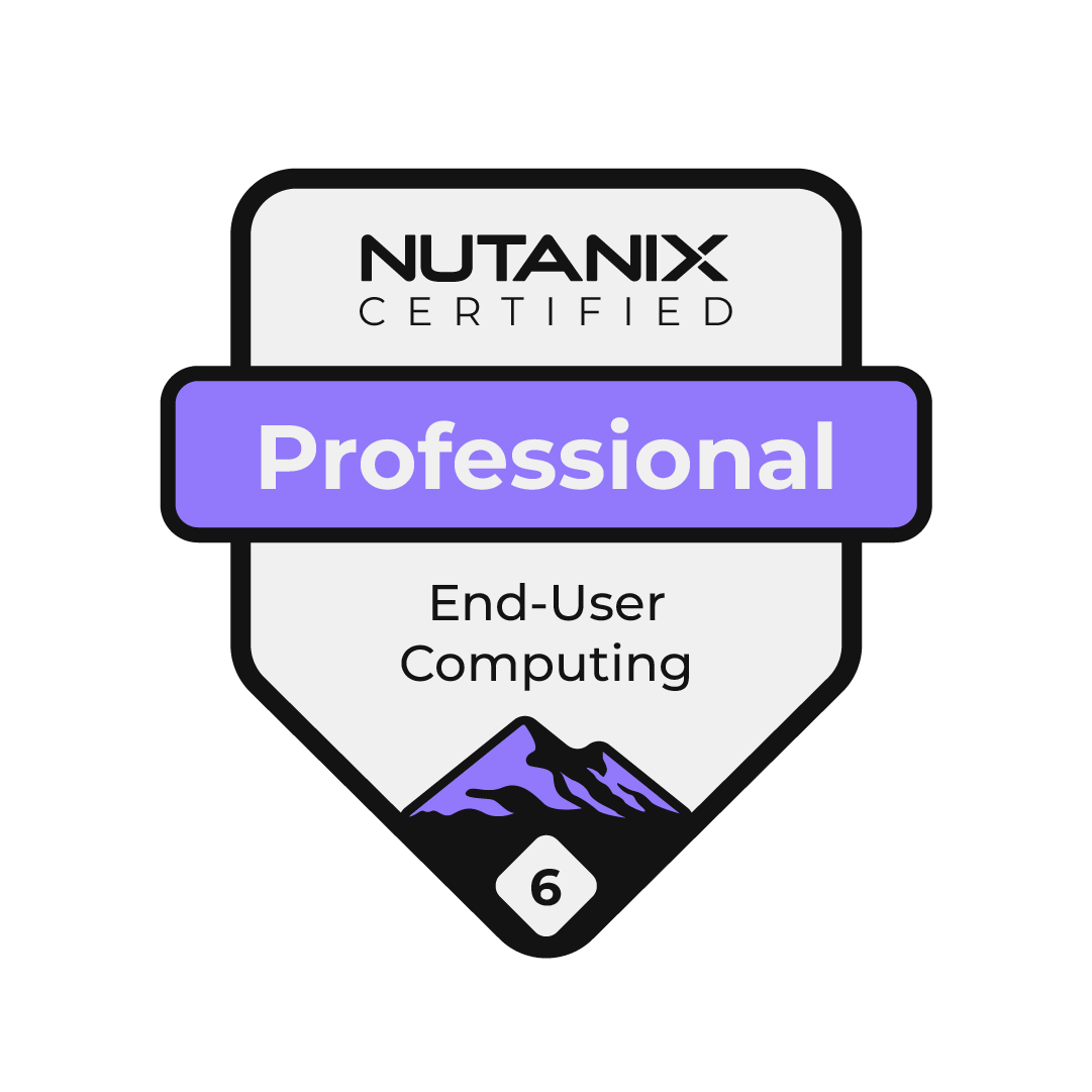 Nutanix Certified Professional Badge - End-User Computing