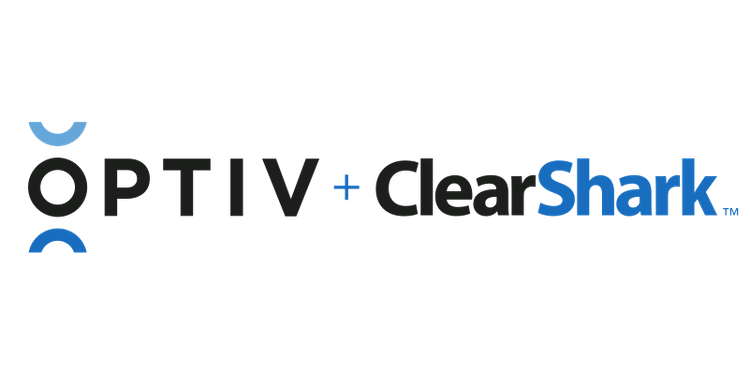 Optiv + ClearShark Logo